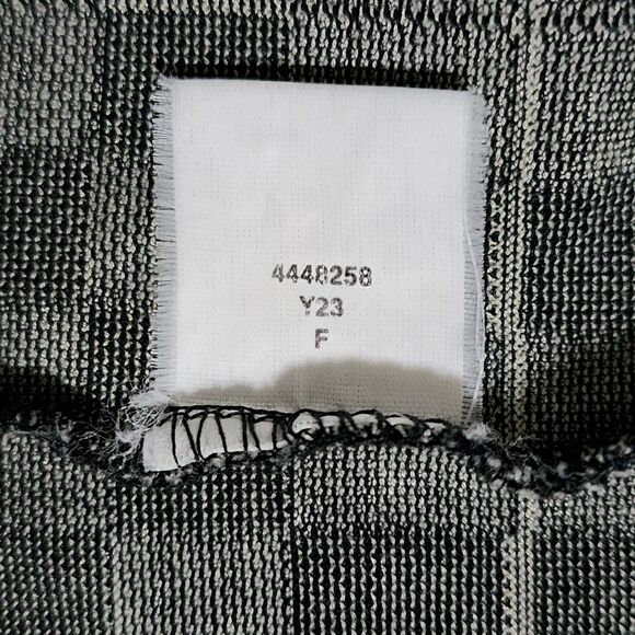 IZOD Double Mercerized Mens Cotton Checkered Polo Shirt Grey Beige Golf Size XL - Picture 9 of 9